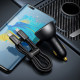 Автомобільний зарядний пристрій Baseus Digital Display PD3.1 Dual Fast Charger Car Charger U+C 140W Set Obsidian Black (With Superior Series Fast Char