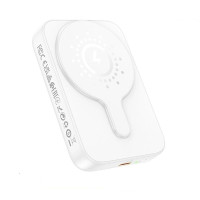 Зовнішній акумулятор HOCO J117A Esteem PD20W magnetic power bank(10000mAh) White