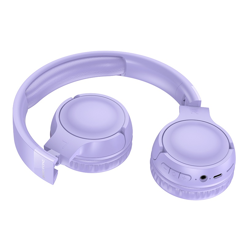 Бездротові накладні навушники BOROFONE BO32 Show BT headphones Purple