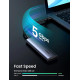 Зовнішня кишеня для накопичувача UGREEN USB-C to M.2 NGFF 5G Enclosure A TO C Cable 50cm
