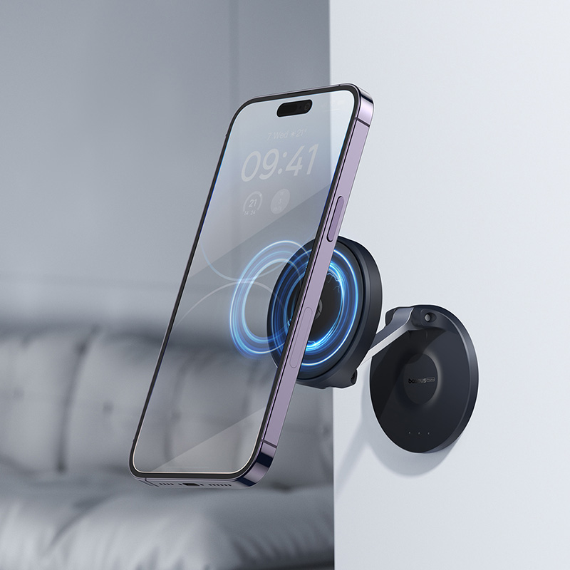 Автотримач для телефона Baseus MagPro Magnetic Foldable Phone Mount Cluster Black