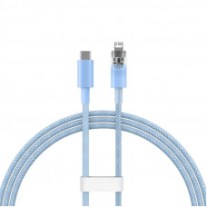 Кабель Baseus Explorer Series Fast Charging Cable with Smart Temperature Control Type-C to iP 20W 1m Blue