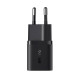 Мережевий зарядний пристрій з кабелем Baseus GaN5 Fast Charger (mini) 1C 25W EU Cluster Black (with: Fast Charging Data Cable Type-C)