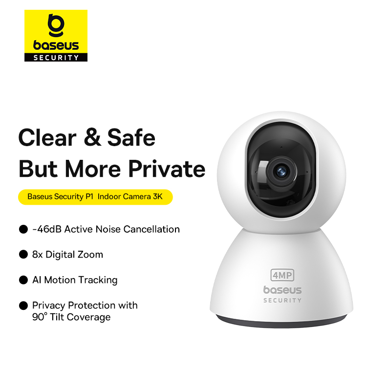 IP-камера відеоспостереження Baseus Security P1 Indoor Camera 3K White EU
