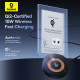 Бездротовий зарядний пристрій Baseus Simple Mini4 Magnetic Wireless Charging Stand Qi2 15W Universal Explorer Edition Cosmic Black
