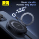 Бездротовий зарядний пристрій Baseus Simple Mini4 Magnetic Wireless Charging Stand Qi2 15W Universal Explorer Edition Cosmic Black