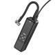 Автомобільний насос HOCO ZP5 May smart air pump Black