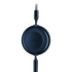 Кабель Baseus Bright Mirror 2 Series Retractable 3-in-1 Fast Charging  Data Cable USB to M+L+C 3.5A 1.1m Blue