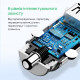 Автомобільний зарядний пристрій Baseus Square metal A+A 30W Black