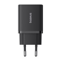 Мережевий зарядний пристрій Baseus Cube Fast Charger C+U 30W EU Cluster Black