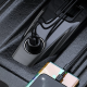АЗП з FM-модулятором Baseus T Shaped S-16 Car Bluetooth MP3 Player Black