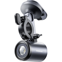 Baseus PrimeTrip Series Dual-Color Bike Light 2-in-1 Set Cosmic Black Phone Holder