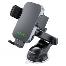 Автотримач для телефона з БЗП ACEFAST D53 wireless charging car holder with electric clamp for dashboard Black