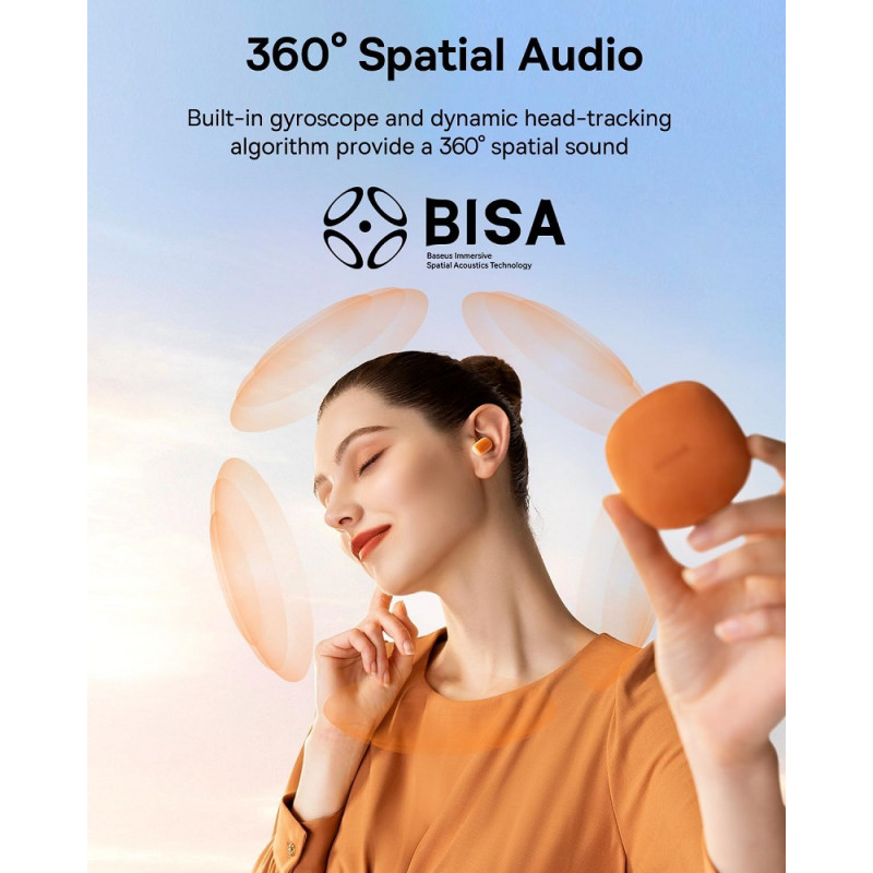 Бездротові навушники Baseus AirNora 2 True Wireless Earphones Gradient Orange