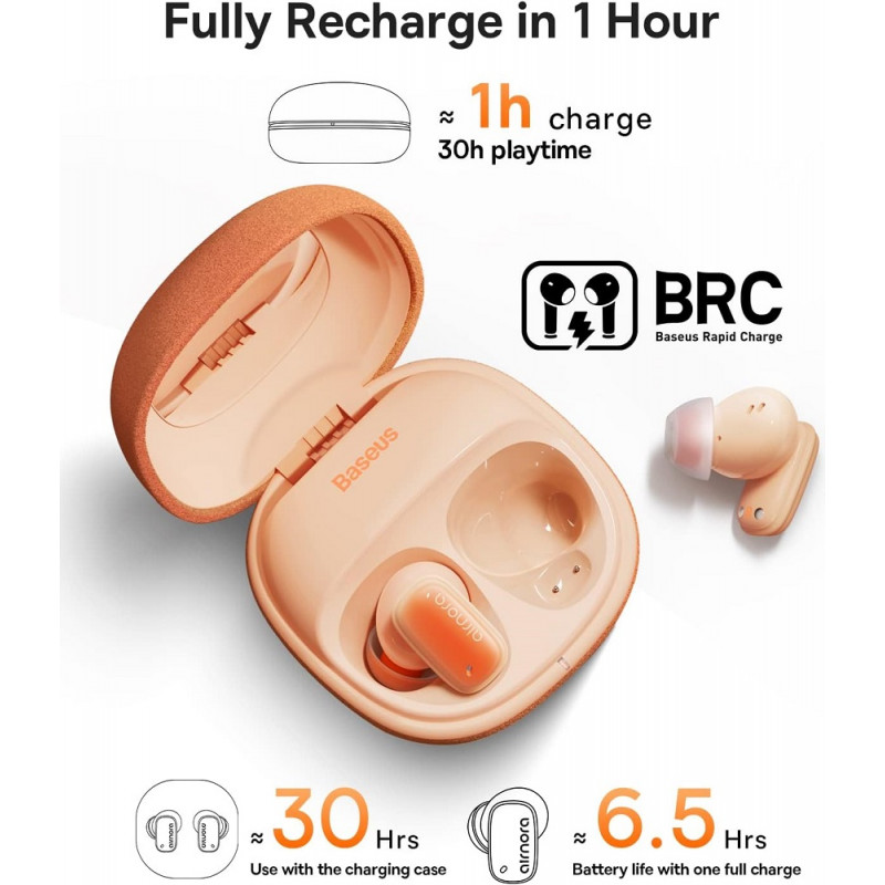 Бездротові навушники Baseus AirNora 2 True Wireless Earphones Gradient Orange