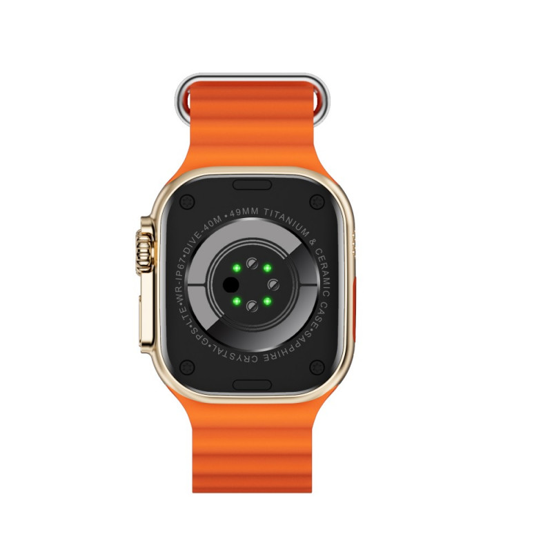 Смарт-годинник W&O X10 Ultra 3 49mm. 300 mAh. IP67 Gold