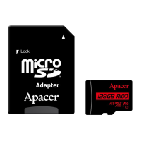 Apacer microSDXC (UHS-1) memory card 128Gb class 10 V10 A1 R100MB/s (SD adapter)