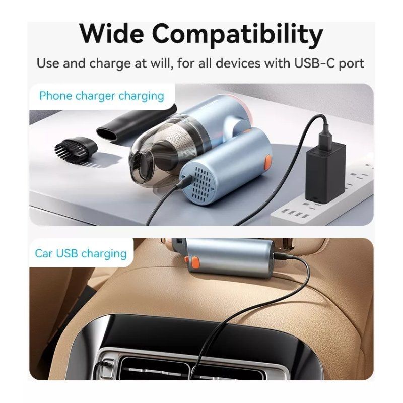 Автомобільний пилосос Vention Cordless Car Vacuum Cleaner Foldable Type Blue (KRAL0)