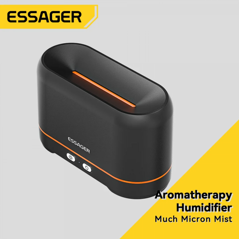 Зволожувач повітря ESSAGER Flame Aromatherapy Humidifier Black