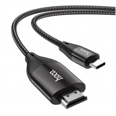 Кабель HOCO UA16 Type-C to HDTV HD on-screen cable Metal Gray