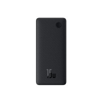 External battery Baseus Airpow Lite Power Bank 10000mAh 15W Cosmic Black (With Simple Series Data Cable USB to Type-C 30cm Black)