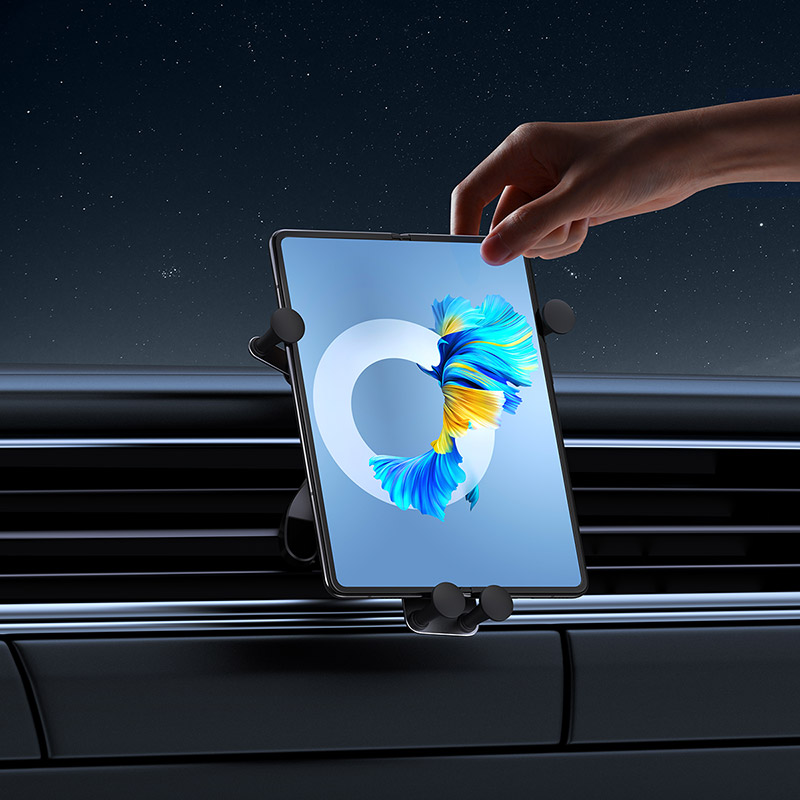 Автотримач для телефона Baseus UltraControl Mega Series Folding Screen Phone Car Mount Cluster Black