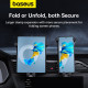 Автотримач для телефона Baseus UltraControl Mega Series Folding Screen Phone Car Mount Cluster Black