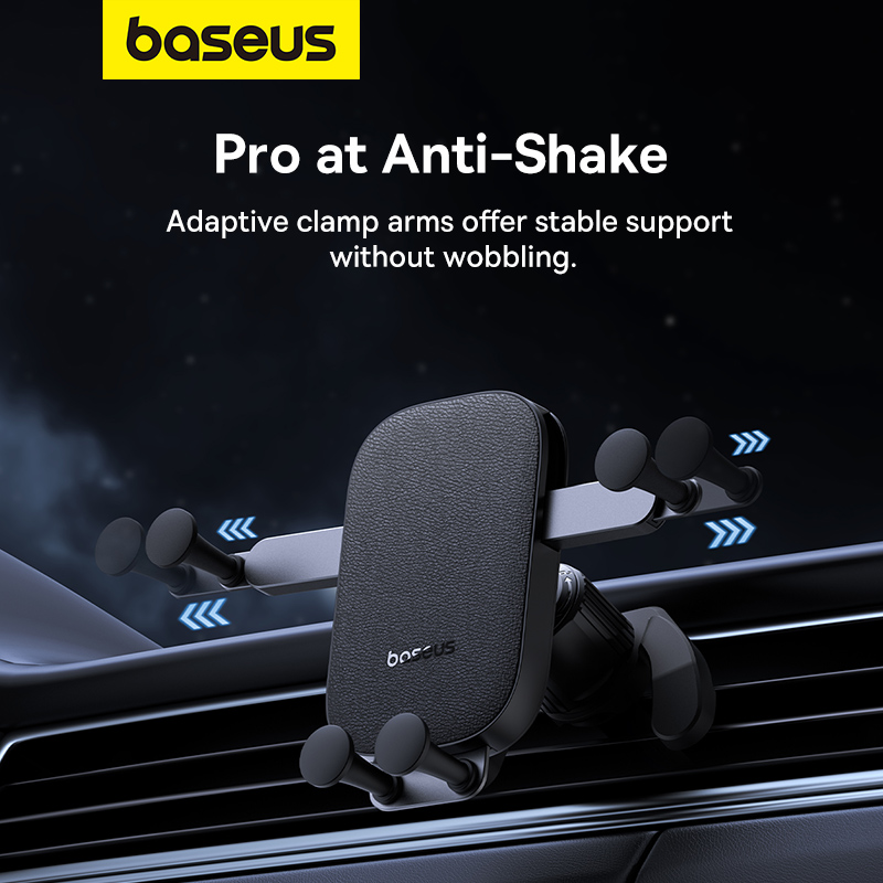 Автотримач для телефона Baseus UltraControl Mega Series Folding Screen Phone Car Mount Cluster Black