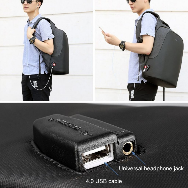 Backpack Tigernu T-B3615B 15.6" Black