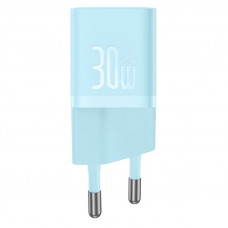Мережевий зарядний пристрій Baseus GaN5 Fast Charger(mini) 1C 30W EU Blue