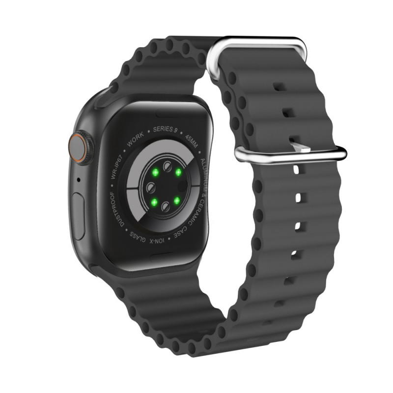 Смарт-годинник W&O X10 Pro 3 46mm. 240 mAh, IP67 Black